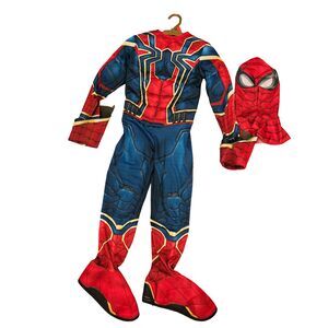 Rubie's Marvel Iron Spider Costume Boys S 4-6 Muscle Chest MISSING LIGHTS